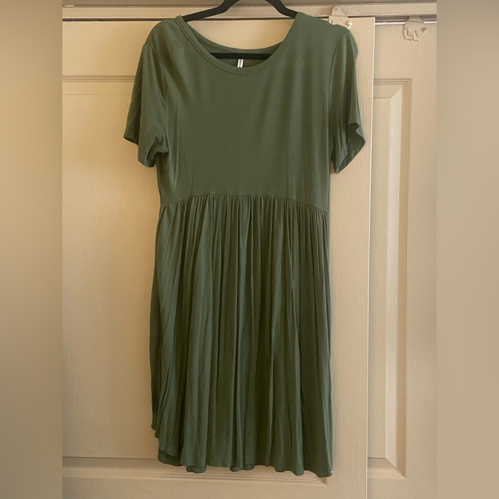 Green Casual Dress